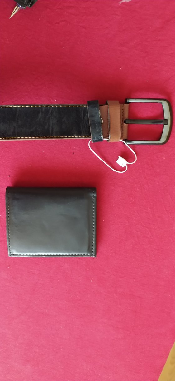 Minimalist Kahverengi Erkek Kemer cüzdan - Görsel 2