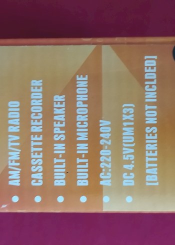 RADYOLU KASET ÇALAR TEYP ÇALIŞIR 1 - Görsel 16