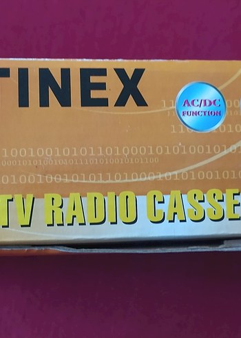 Tinex AM/FM/TV Radyo Kaset Çalar  2 - Görsel 3