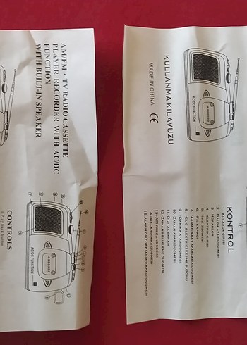 Tinex AM/FM/TV Radyo Kaset Çalar  2 - Görsel 8