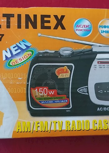 Tinex AM/FM/TV Radyo Kaset Çalar  2 - Görsel 2