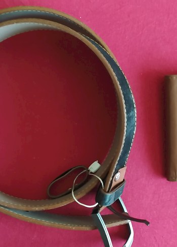 Koyu Kahverengi Erkek Kemer ve cüzdan takım - Görsel 4