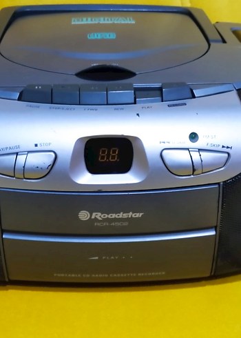 ROADSTAR KASET RADYO CD ÇALAR TEMİZ - Görsel 10