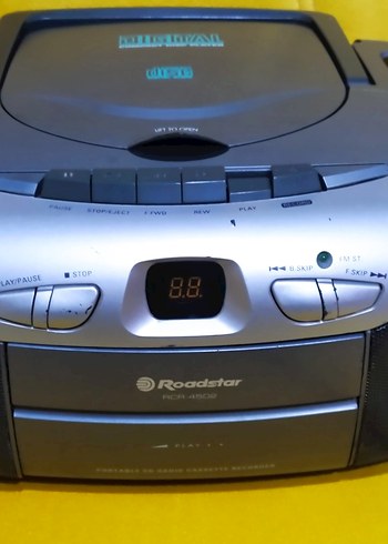 ROADSTAR KASET RADYO CD ÇALAR TEMİZ - Görsel 9