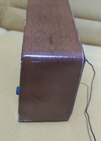 Renkli Ahşap Görünümlü Müzik Sistemi FM ÇALAR - Görsel 7