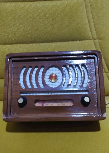 Renkli Ahşap Görünümlü Müzik Sistemi FM ÇALAR - Görsel 6