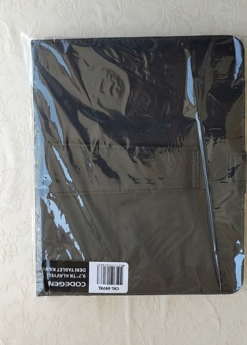 Siyah Taşınabilir Klavyeli Tablet Kılıfı - Görsel 6