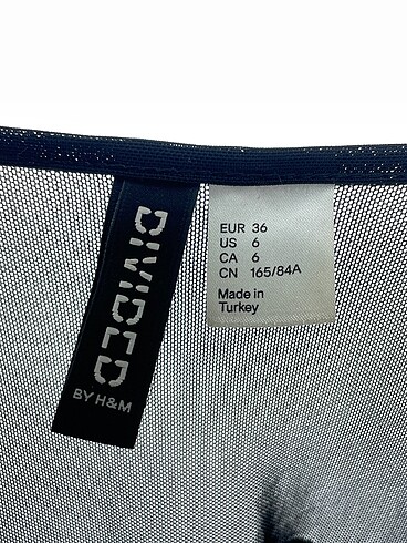 36 Beden siyah Renk H&M Kısa Elbise %70 İndirimli.