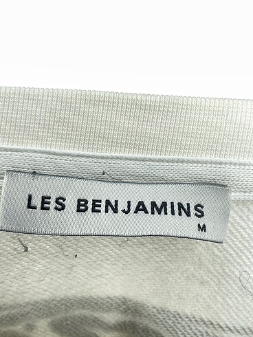 m Beden beyaz Renk Les Benjamins Sweatshirt %70 İndirimli.