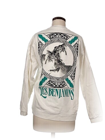 m Beden Les Benjamins Sweatshirt %70 İndirimli.