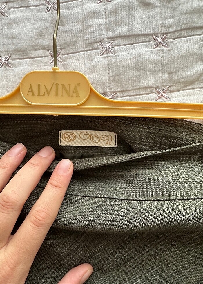 HAKİ YEŞİL ŞIK ETEK - Görsel 4