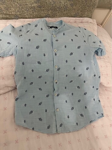 Erkek Çocuk Mavi Gömlek - Görsel 2