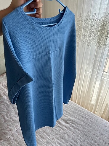 Düşük omuz ithal kadın t-shirt - Görsel 3