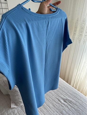 Düşük omuz ithal kadın t-shirt - Görsel 5