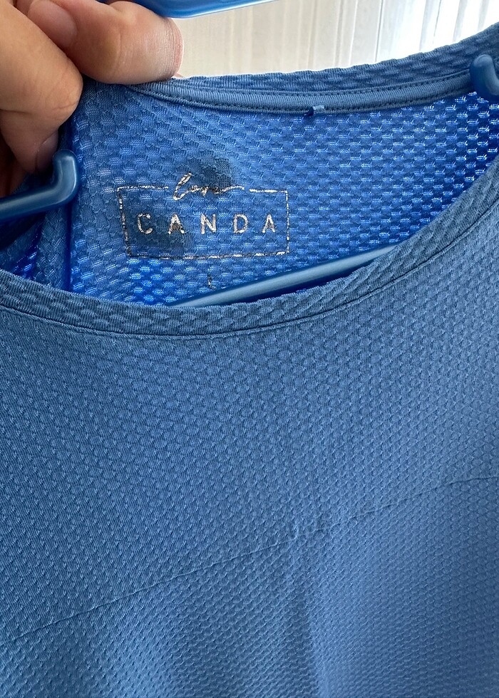 Düşük omuz ithal kadın t-shirt - Görsel 4