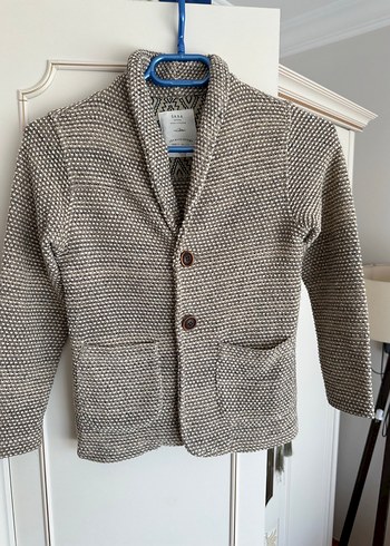 Düğmeli Erkek Çocuk Yün Ceket - Görsel 3