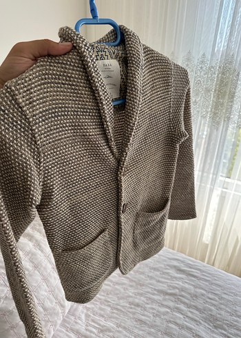 Düğmeli Erkek Çocuk Yün Ceket - Görsel 5