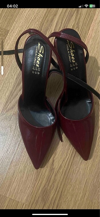 Trendyol & Milla Bordo kadın topuklu ayakkabı
