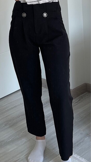 Siyah kumaş pantolon