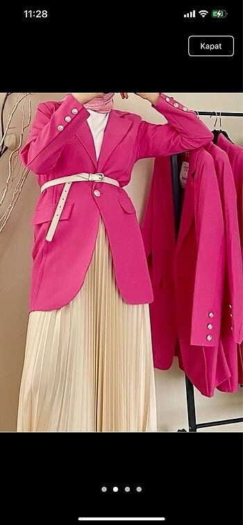 Diğer Pembe blazer ceket