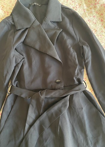 Kadın Siyah Uzun Kemerli Tulum - Görsel 3