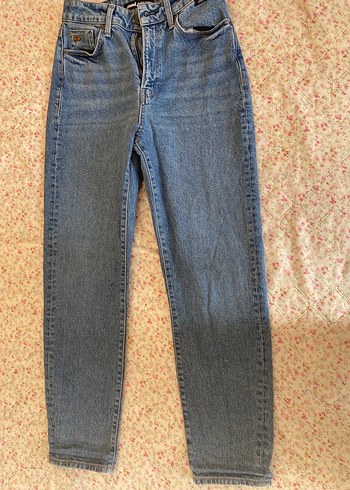 Mavi Rahat Kesim Midi Kadın Kot Pantolon - Görsel 3