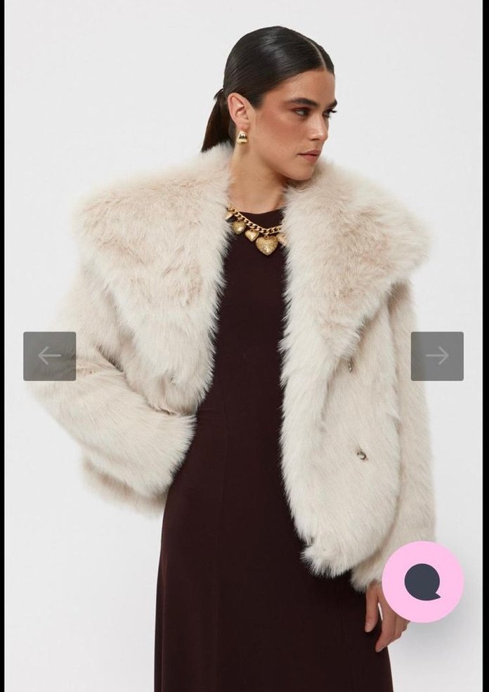 Bej Kadın Midi Kaban - Görsel 3