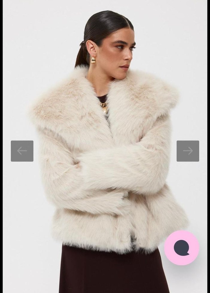 Bej Kadın Midi Kaban - Görsel 2