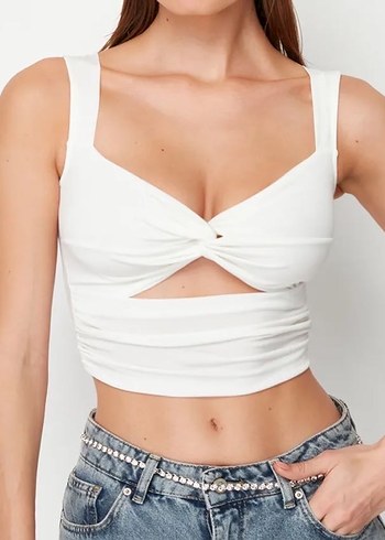 Crop Top Bluz - Görsel 2