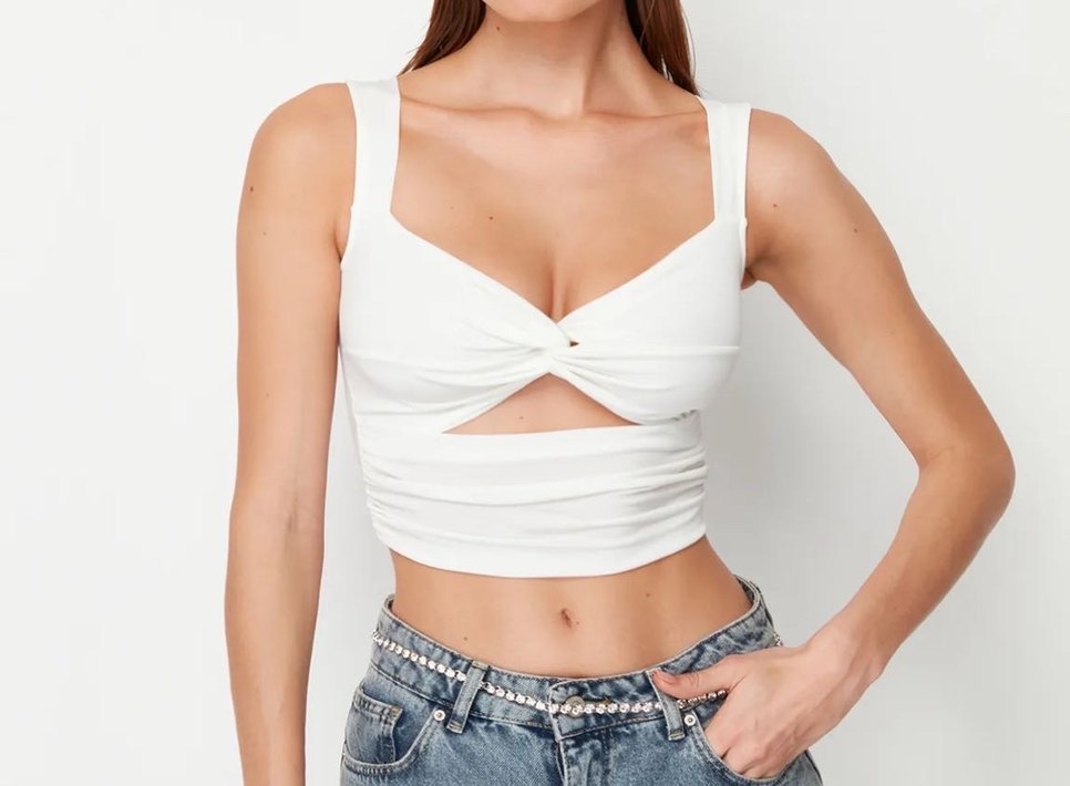 Crop Top Bluz - Görsel 2