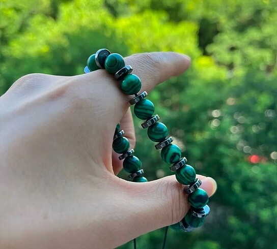 Beden yeşil Renk BOHO STİL MODERN BİLEKLİK