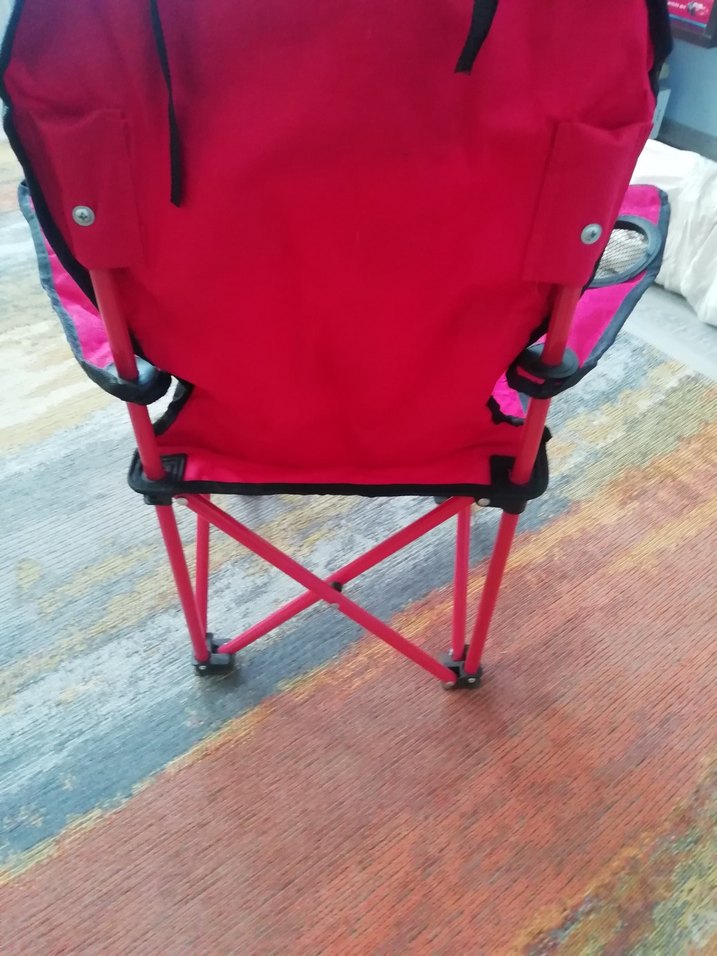 Kırmızı Uğur Böceği Desenli Çocuk Sandalyesi - Görsel 3