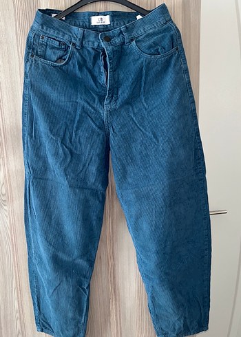 LTB lacivert Düğmeli Kadın Denim Pantolon
