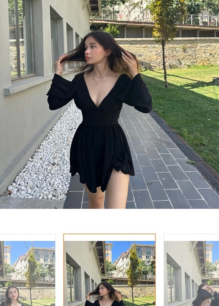 Kısa elbise - Görsel 2