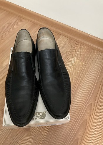 Erkek Siyah Deri Klasik Ofis Ayakkabısı - Görsel 2