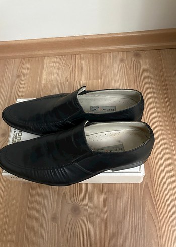 Erkek Siyah Deri Klasik Ofis Ayakkabısı - Görsel 3