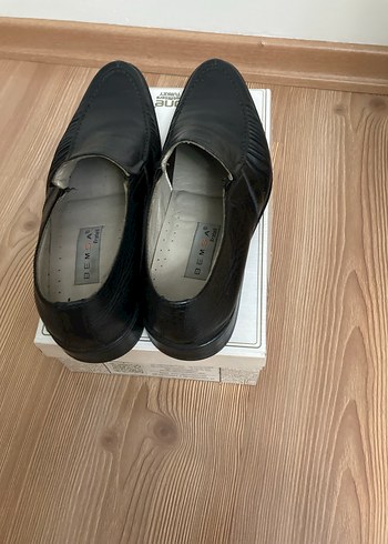 Erkek Siyah Deri Klasik Ofis Ayakkabısı - Görsel 5