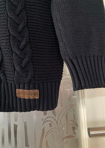 Erkek Çocuk Lacivert Örgü Kazak - Görsel 7