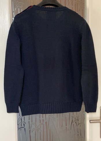 Erkek Çocuk Lacivert Örgü Kazak - Görsel 2