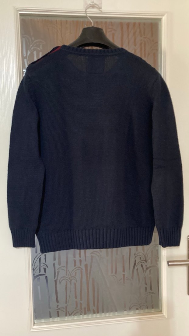 Erkek Çocuk Lacivert Örgü Kazak - Görsel 2