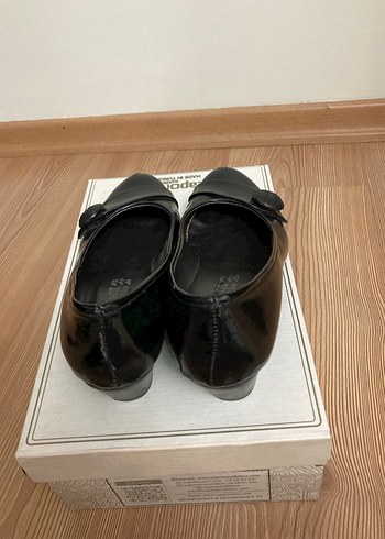 Klasik Siyah Tokalı Kadın Topuklu Ayakkabı - Görsel 7