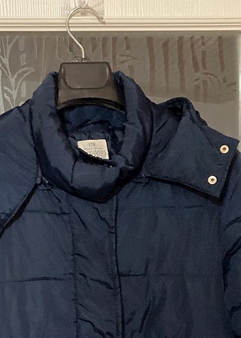 Lacivert Kadın Midi Kaban - Görsel 7