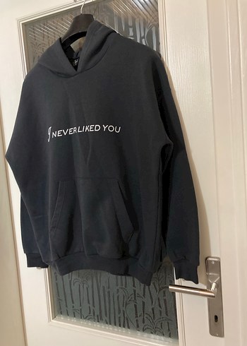 Kapüşonlu Siyah Kadın Sweatshirt - Görsel 4