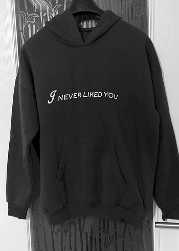 Kapüşonlu Siyah Kadın Sweatshirt - Görsel 2