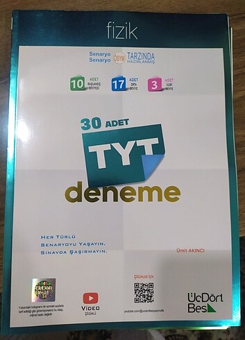 345Tyt Fizik deneme 