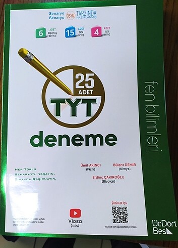 345 Tyt Fen Bilimleri Deneme