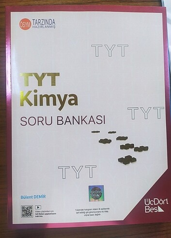 345Yayınları Tyt Kimya Soru Bankası 