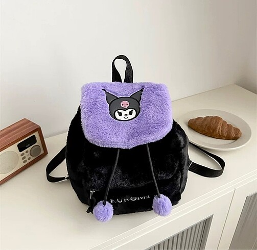 Kuromi peluş sırt çantası