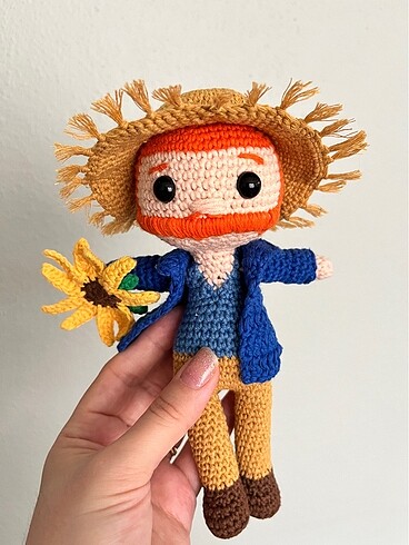  Beden Van gogh örgü figür