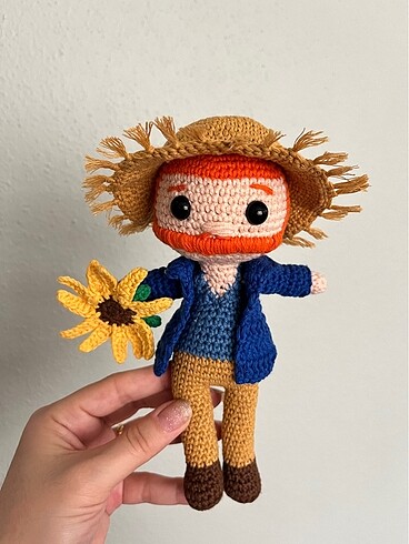  Beden Renk Van gogh örgü figür